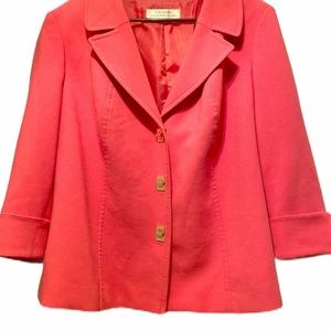🎉HP🎉Tahari ASL Pink Blazer Jacket Work Attire